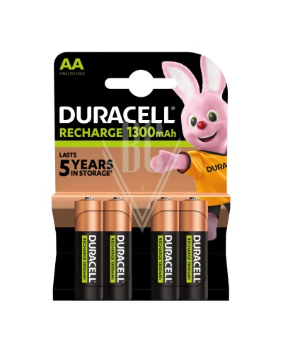 Duracell Akku AA Mignon HR06-B 1300mAh Ni-Mh, 4er Pack