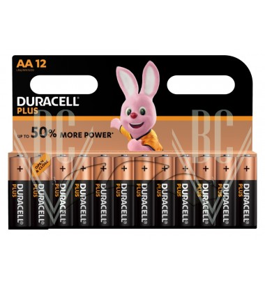 Duracell Plus Power Battery AA Mignon LR6 MN1500, 12 Pack
