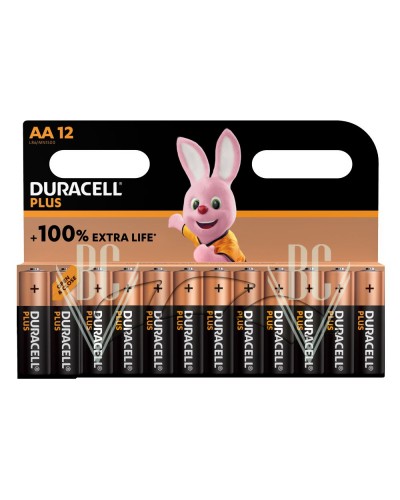 Duracell Plus Battery AA Mignon LR6 MN1500, 12 Pack