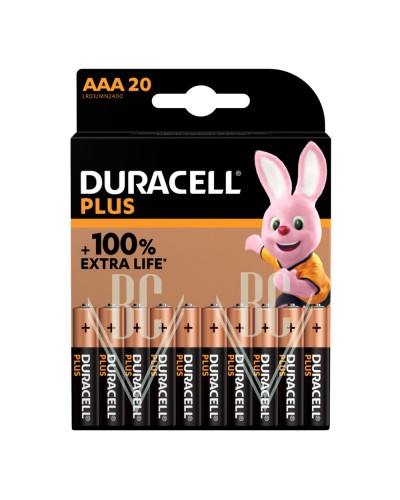 Duracell Plus Batterie AAA Micro LR03 MN2400, 20er Pack