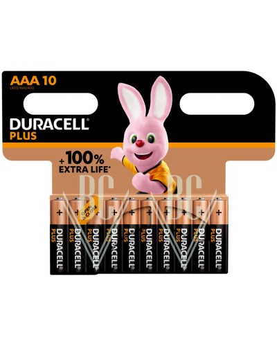 Duracell Plus Batterie AAA Micro LR03 MN2400, 10er Pack