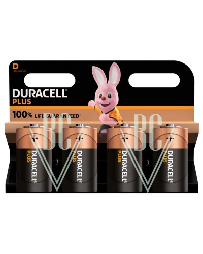 Duracell Plus Batterie D Mono LR20 MN1300, 4er Pack