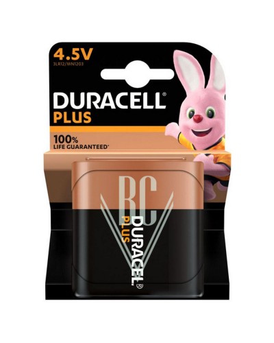 Duracell Plus Batterie 4,5V Flach 3LR12 MN1203, 1er Pack