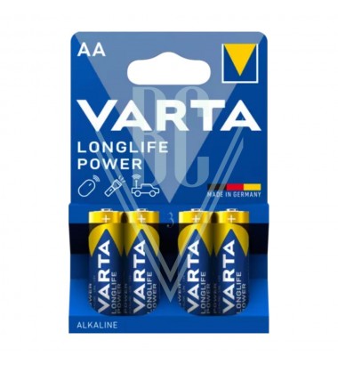 Varta Longlife Power Battery AA Mignon LR6 4906, 4 Pack