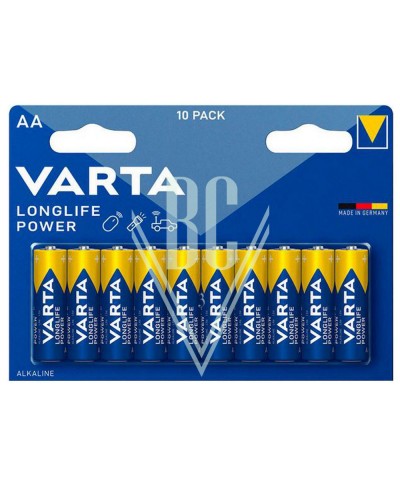 Varta Longlife Power Battery AA Mignon LR6 4906, 10 Pack