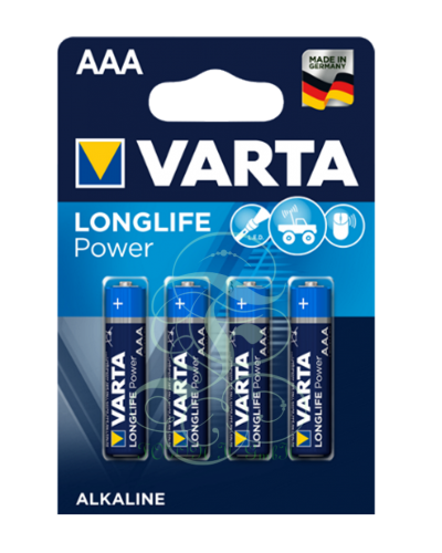 Varta Longlife Power Battery AAA Micro LR03 4903, 4 Pack