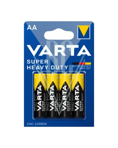 Varta Super Heavy Duty Batterie AA Mignon R6 2006, 4er Pack