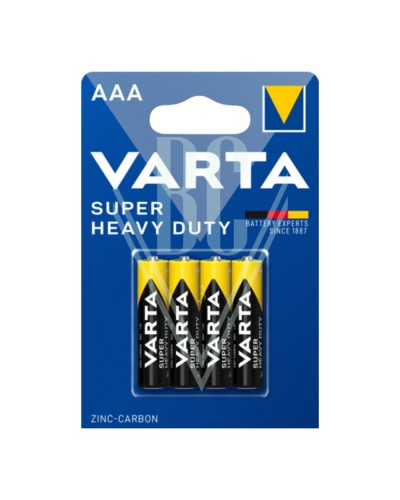 Varta Super Heavy Duty Batterie AAA Micro R03 2003, 4er Pack
