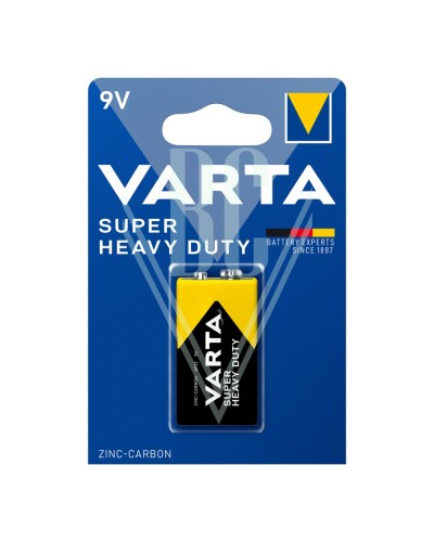 Varta Super Heavy Duty Batterie 9V E-Block 6R61 2022, 1er Pack