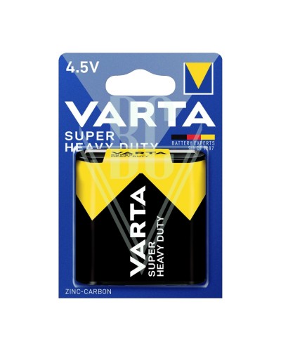 Varta Super Heavy Duty Batterie 4,5V Flach 3R12 2012, 1er Pack