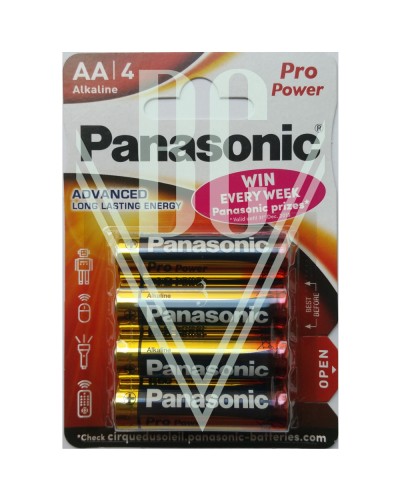 Panasonic Pro Power Batterie AA Mignon LR6 LR6PPG, 4er Pack