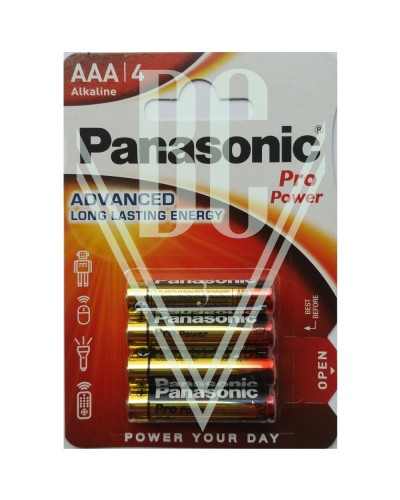 Panasonic Pro Power Batterie AAA Micro LR03 LR03PPG, 4er Pack