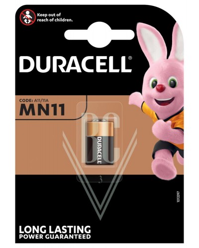 Duracell Battery MN11 LR11 A11 A21 6V, 1 Pack