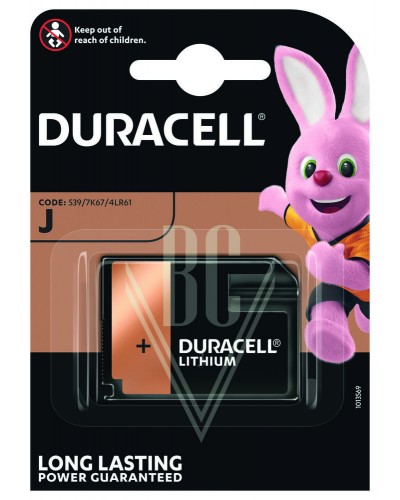 Duracell Batterie J Flatpack 4LR61 7K67 6V, 1er Pack