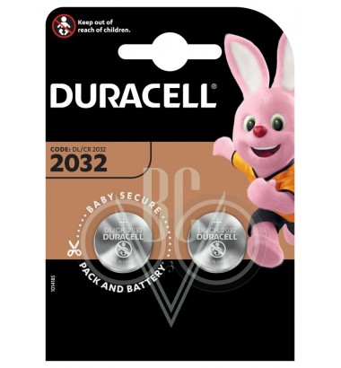 Duracell Coincell Battery 2032 CR2032 3V, 2 Pack