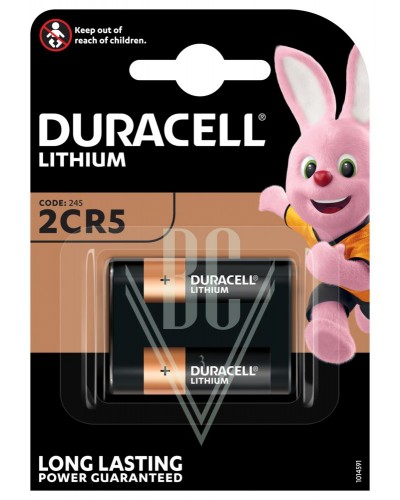 Duracell Camera Battery 245 2CR5 6V, 1 Pack
