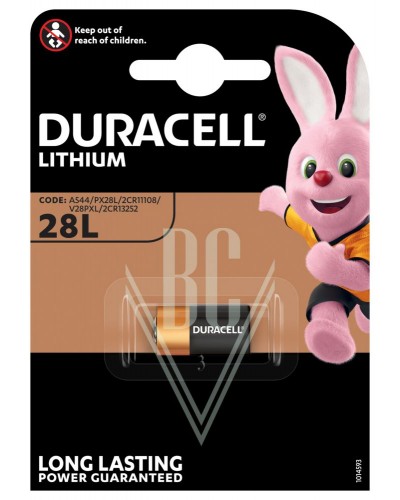 Duracell Fotobatterie 28L 2CR1/3N 6V, 1er Pack