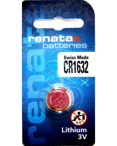 Renata Coincell Battery 1632 CR1632 3V, 1 Pack