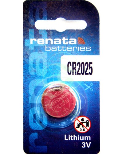 Renata Coincell Battery 2025 CR2025 3V, 1 Pack