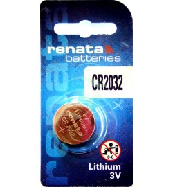 Renata Coincell Battery 2032 CR2032 3V, 1 Pack