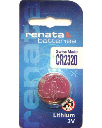 Renata Coincell Battery 2320 CR2320 3V, 1 Pack