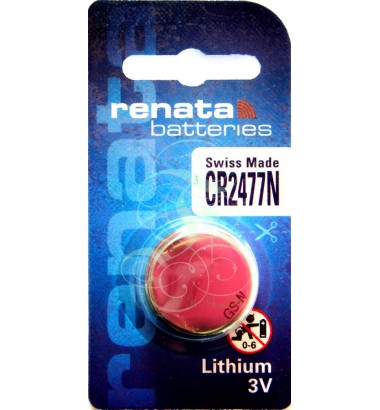 Renata Coincell Battery 2477 CR2477N 3V, 1 Pack