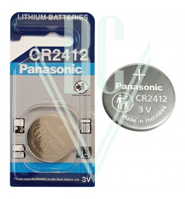 Panasonic Coincell 2412 CR2412 3V, 1 Pack