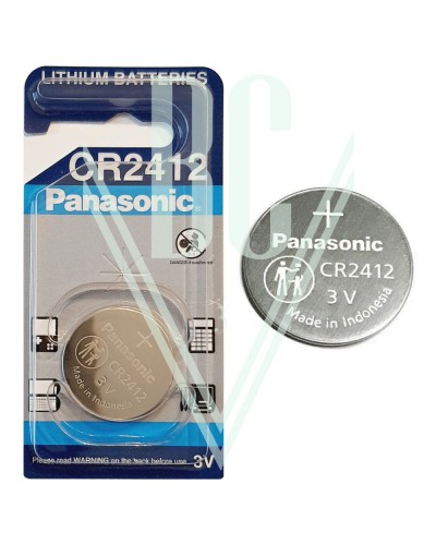 Panasonic Knopfzellenbatterie 2412 CR2412 3V, 1er Pack