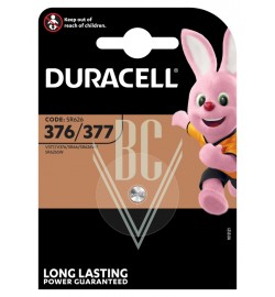 Duracell Watch Battery 377 SR66 SR626SW SG4 LR66, 1er Pack