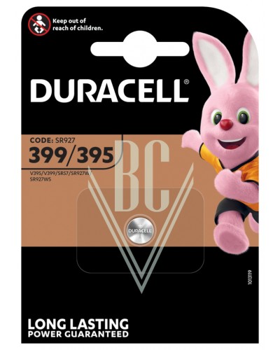 Duracell Watch Battery 399/395 SR57 SR927 SG7 LR57, 1 Pack