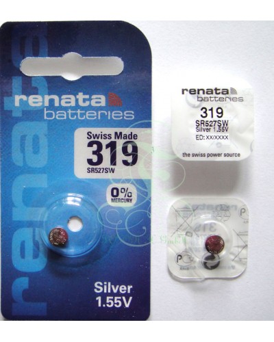 Renata Watch Battery 319 SR64 SR64SW SR527SW LR64, 1 Pack