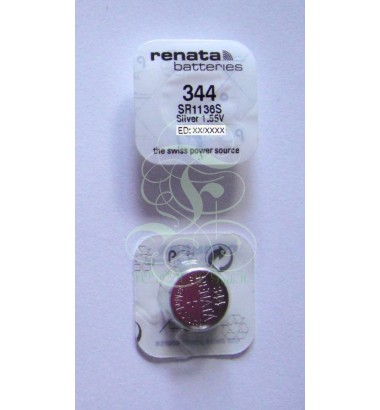 Renata Watch Battery 344 SR42SW SR1136SW SR42, 1 Pack
