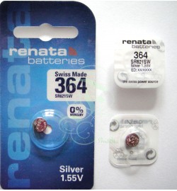 Renata Watch Battery 364 SR60 SR621SW SG1 LR60, 1 Pack