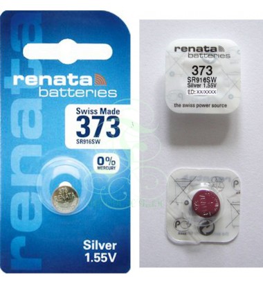 Renata Watch Battery 373 SR68 SR68SW SR916SW, 1 Pack