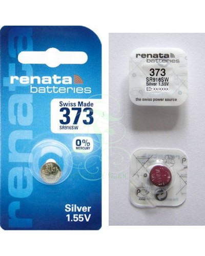Renata Uhrenbatterie 373 SR68 SR68SW SR916SW, 1er Pack