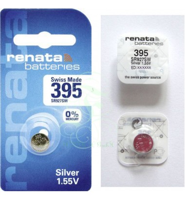 Renata Watch Battery 395 SR57SW SR927SW SG7 LR57, 1 Pack