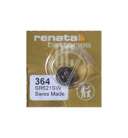 Renata Uhrenbatterie MP-E 364 SR60 SR621SW SG1 LR60, 1er Pack