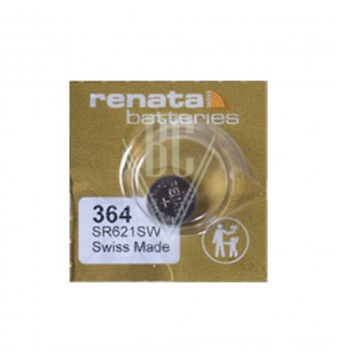 Renata Uhrenbatterie MP-E 364 SR60 SR621SW SG1 LR60, 1er Pack
