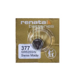 Renata Uhrenbatterie MP-E 377 SR66SW SR626SW SG4 LR66, 1er Pack Renata Uhrenbatterie MP-E 377 SR66SW SR626SW SG4 LR66, 1er Pack