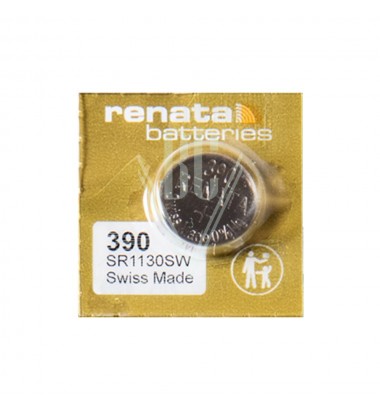 Renata Uhrenbatterie MP-E 390 SR54SW SR1130S SG10 LR54, 1er Pack
