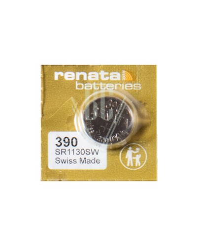 Renata Uhrenbatterie MP-E 390 SR54SW SR1130S SG10 LR54, 1er Pack