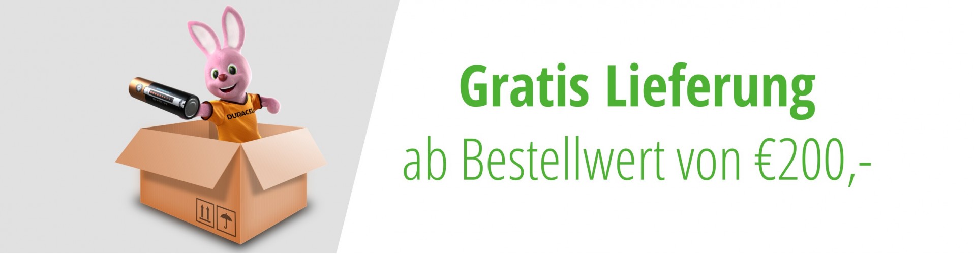 Gratis Lieferung